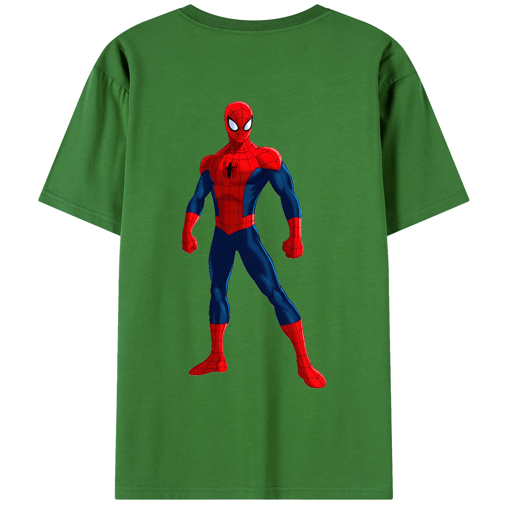 （画像用） Spider Man スパイダーマン レディース半袖Tシャツ(バックプリント)